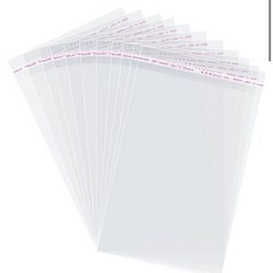 Self Sealing Cellophane Bags,7x10 Inches